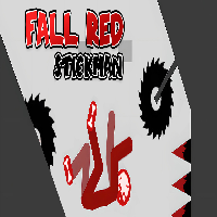 Fall Red Stickman - unblocked games gplus