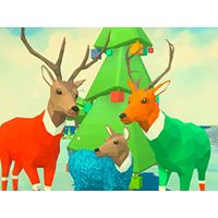 Christmas Deer Simulator - unblocked games gplus