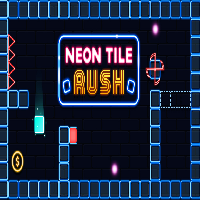 Neon Tile Rush - unblocked games gplus